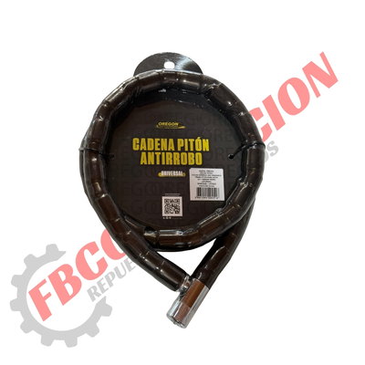 Traba Pitón Para Moto 22 Universal Negro