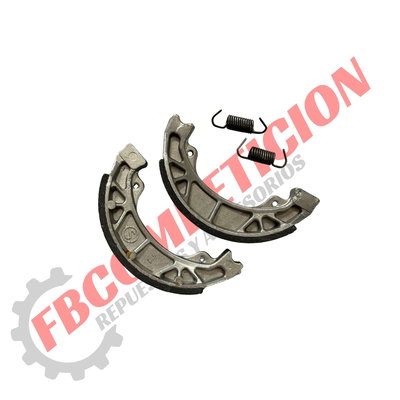 ZAPATA DE FRENO RES. RECTO SMASH / GILERA / MOTOMEL / MB100 / DUE 110 - JVG