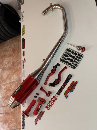 Combo Acce. C/Escape Economico Para 150/125 Rx/S2/Titan/Cg/Ybr Etc