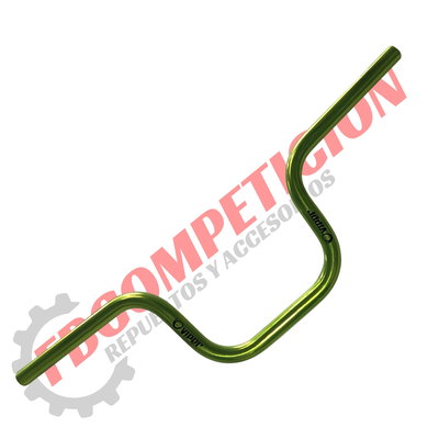 Manubrio Viper Anonizado Verde Brillante Tipo Rx/S2/Titan Y Similar