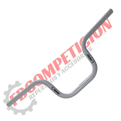 Manubrio Viper Anonizado Blanco Brillante Tipo Rx/S2/Titan Y Similar