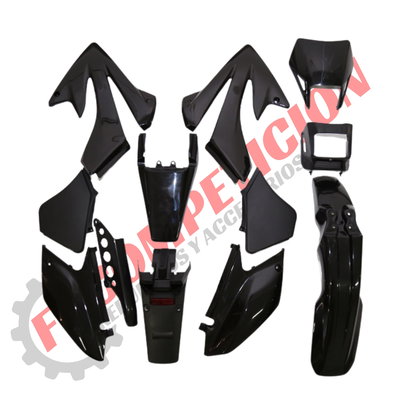 Kit De Plásticos Honda Tornado 250 Negro (TOUGH)