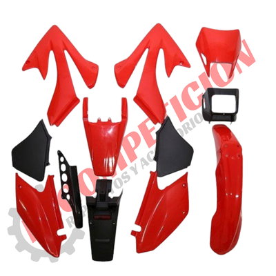 Kit De Plásticos Honda Tornado 250 Rojo (TOUGH)