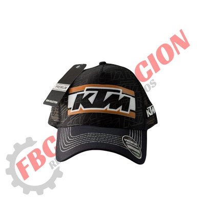 Gorra Regulable Curva Edicion KTM Negra