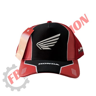Gorra Regulable Curva Edición Honda Rojo C/Negro