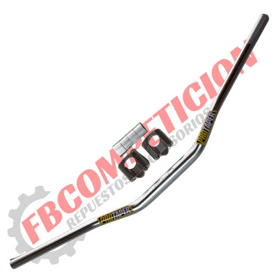 Combo Manubrio y Elevador Pro Taper Anonizado Cromado Brillante Tipo Cross 