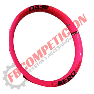 Aro De Llantas Viper SET X2 Rod 18 Anonizados Brillante (ROSA) 
