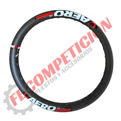 Aro De Llantas Viper SET X2 Rod 18 Anonizados Brillante (NEGRO MATE) 