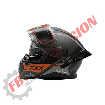Casco Integral FXX Doble Visor Negro Mate C/ Naranja