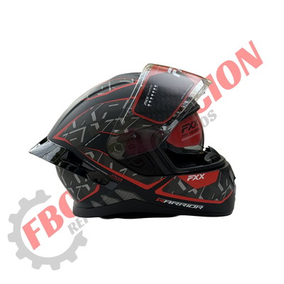 Casco Integral FXX Doble Visor Negro Mate C/Rojo