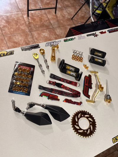 Combo Accesorios Para 110cc/Wave/Biz/Crypton Y Similares