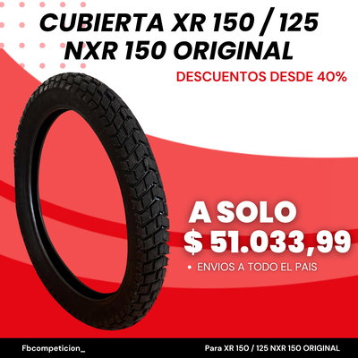 Cubierta Original Rod 90/90 19 XR 150/125 / NXR 150 y Similar