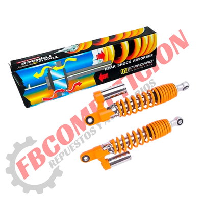 Amortiguadores Uni. C/Gas L1 Motos 125/150cc 33CM (Wstandar)