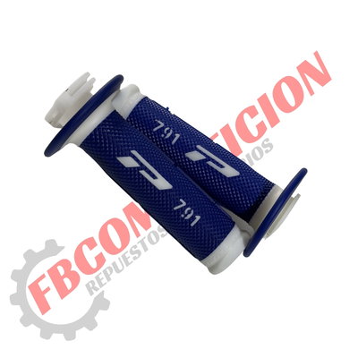Puños Deportivos Reforzados Azul C/Blanco (IMPORTADO)