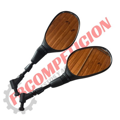 ESPEJOS YBR 125 FULL ED/NEW CRYPTON 10MM DER/IZQ SET (CKM)