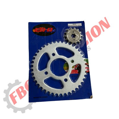 CORONA Y PIÑON ROUSER NS 160 42T 14T (PASO 428) (IMPORTADO) 