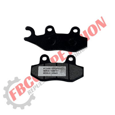 PASTILLA DE FRENO GILERA FUTURA/YBR125/WAVE (CON CUERNO) SMASH 2 (YAMATO)