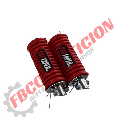Juego Posapies Traseros Pro Taper Universal Rojos