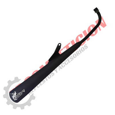 Escape Paolucci 110 Original Potenciado Pintado Negro