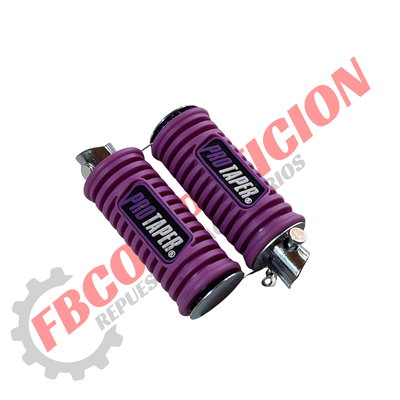 Juego Posapies Traseros Pro Taper Universal Violeta