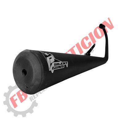 Escape Paolucci RX 150 Original Potenciado Pintado Negro