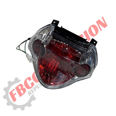 Faro Trasero New Crypton Con Instalación, Acrílicos Y Focos Incluidos (TOUGH) 