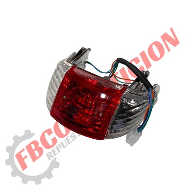 Faro Trasero WAVE 15 Con Instalación, Acrílicos Y Focos Incluidos (TOUGH) 