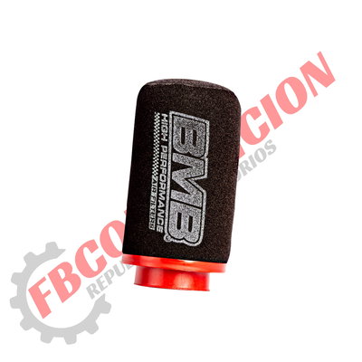 FILTRO BMB COMPETICION RECTO Ø50 X 150 C/RESORTE 
