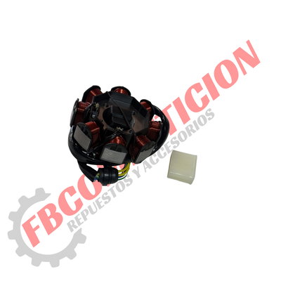 ESTATOR ZANELLA RX150 8BOB C/LUZ ENCENDIDA (ATON)