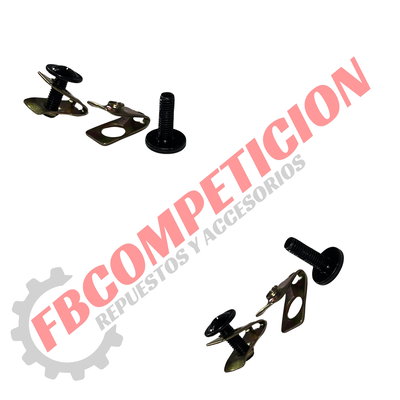 Tornillo C/ Tuerca Para Plásticos X10 (UNIVERSAL)