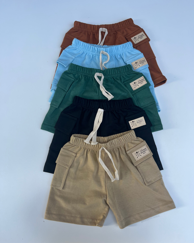 Short liso cargo 