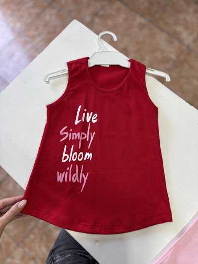 Musculosa estampada beba 