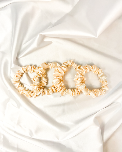 Scrunchies Chicas de Satén x4