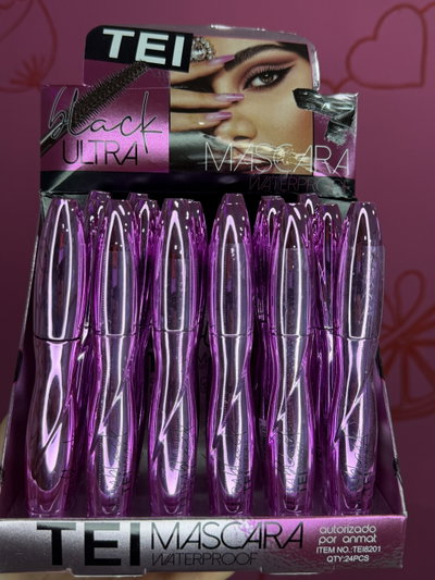 Mascara de pestañas ultra black. Tei