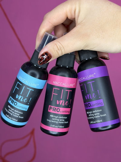 Fijador de maquillaje en spray. Fitme