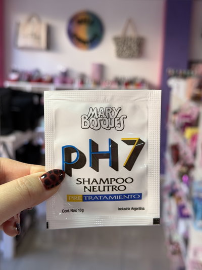 Shampoo neutro en sobre