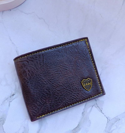 BILLETERA BOCA MARRÓN 