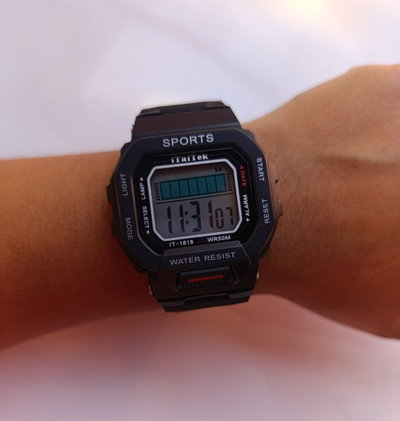 RELOJ  VENECIA NEGRO 