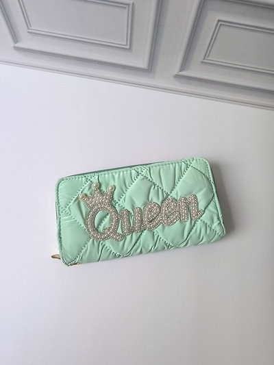 BILLETERA DOBLE CIERRE GRANDE QUEEN VERDE