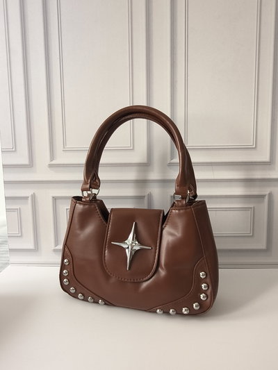 MINI BAGS PIA MARRÓN OSCURO