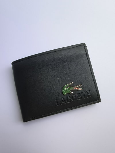 BILLETERA LACOSTE NEGRO