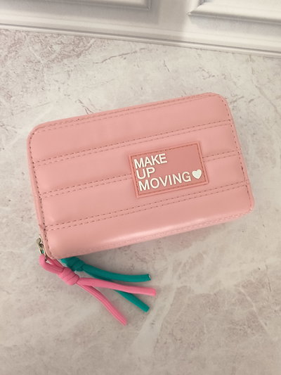 BILLETERA DOBLE CIERRE CHICO MAKE ROSA