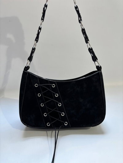 CARTERA BAGUETTE VERA NEGRO