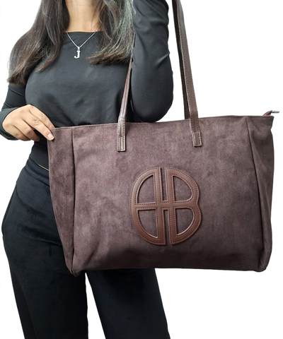 CARTERA  DIVA MARRÓN OSCURO