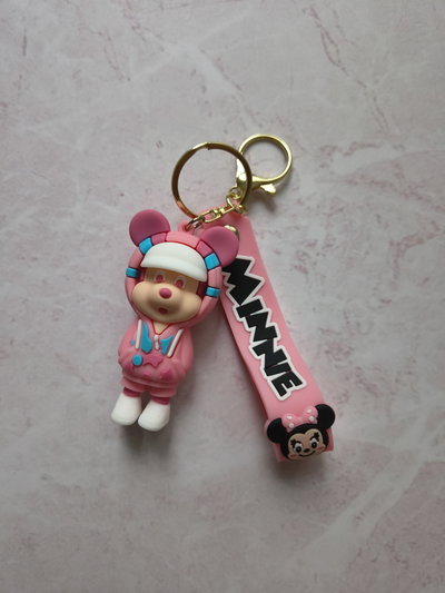 LLAVERO MINIE ROSA 