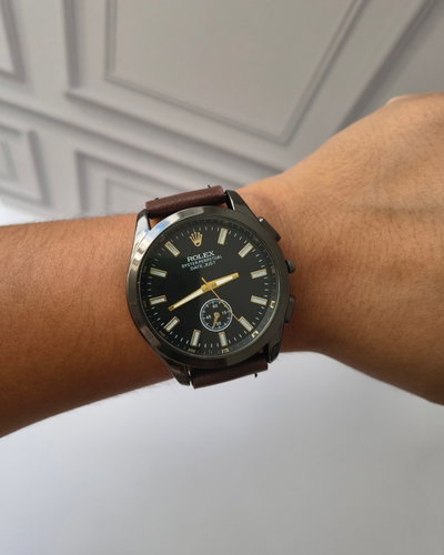 RELOJ ROLEX MARRÓN OSCURO