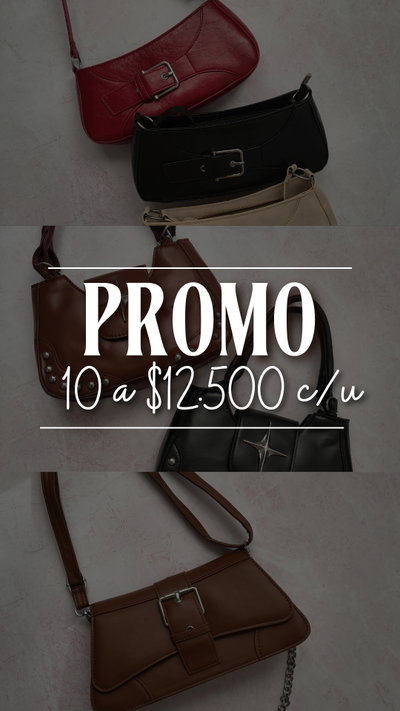 PROMO CARTERAS BAGUETTE X10