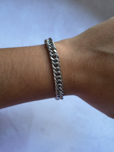 PULSERA 1 PLATEADO 