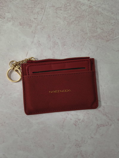 BILLETERA TARJETERO CHICO VENECIA BORDO 