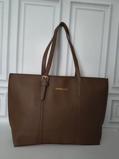 TOTE BAG CAPRI MARRÓN 